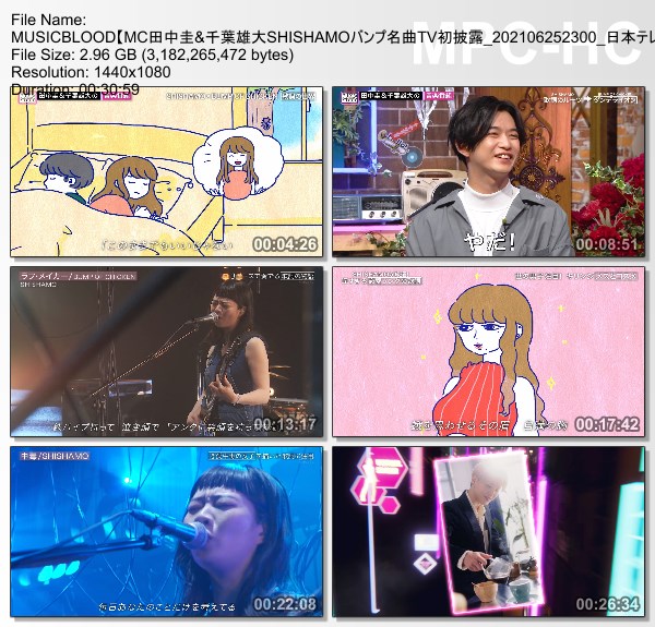[TV-Variety] Music Blood – 2021.06.25 – SHISHAMO