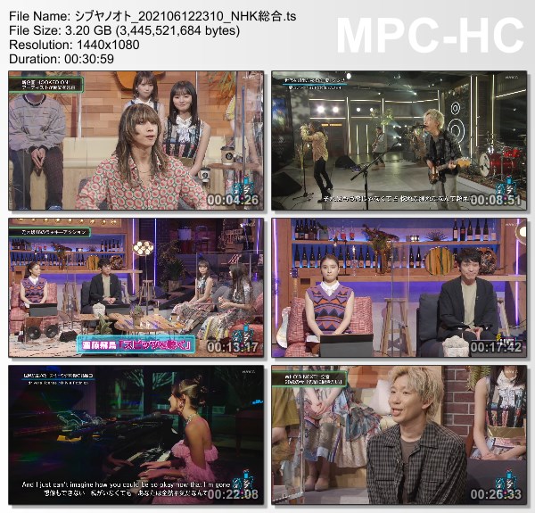 [TV-Variety] シブヤノオト – 2021.06.12