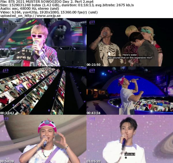 [TV-Variety] 방탄소년단 – 2021 BTS MUSTER SOWOOZOO (Day 2) 2021.06.14