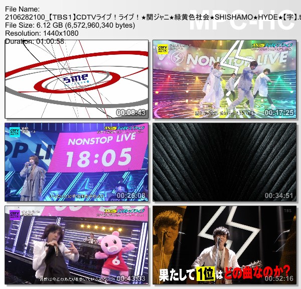 [TV-Variety] ＣＤＴＶライブ！ライブ！ – 2021.06.28