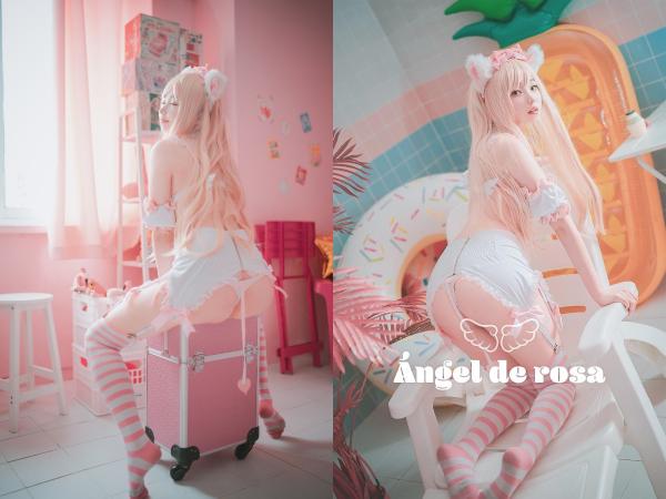 [Cosplay][DJAWA] Bambi 밤비 – Ángel de Rosa