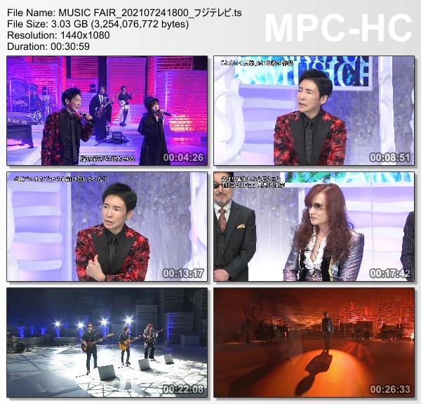 [TV-Variety] MUSIC FAIR – 2021.07.24