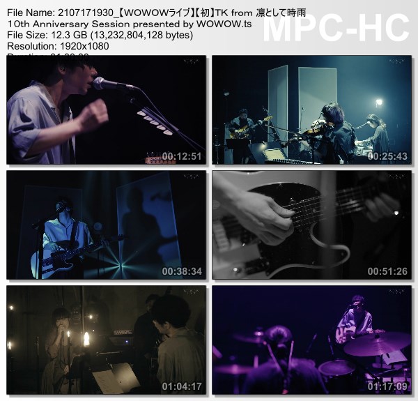 [TV-Variety] TK from 凛として時雨 10th Anniversary Session (WOWOW Live 2021.07.17)