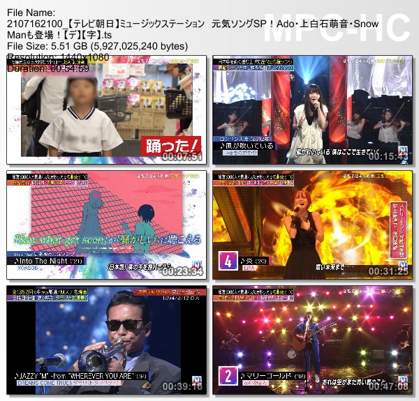 [TV-Variety] MUSIC STATION – 2021.07.16