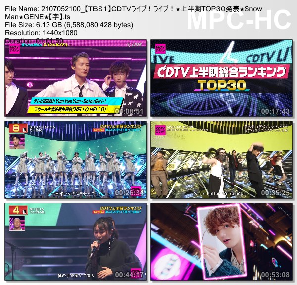 [TV-Variety] ＣＤＴＶライブ！ライブ！ – 2021.07.05