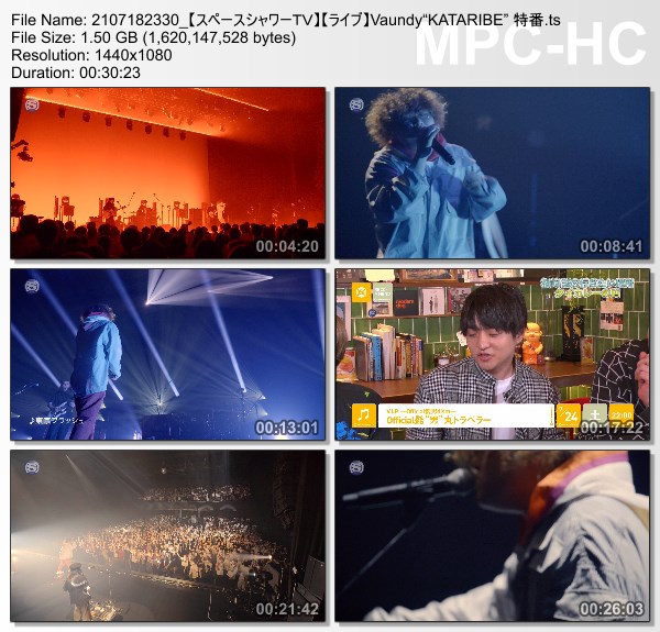 [TV-Variety] Vaundy one man live “KATARIBE” SPECIAL (SSTV HD 2021.07.18)