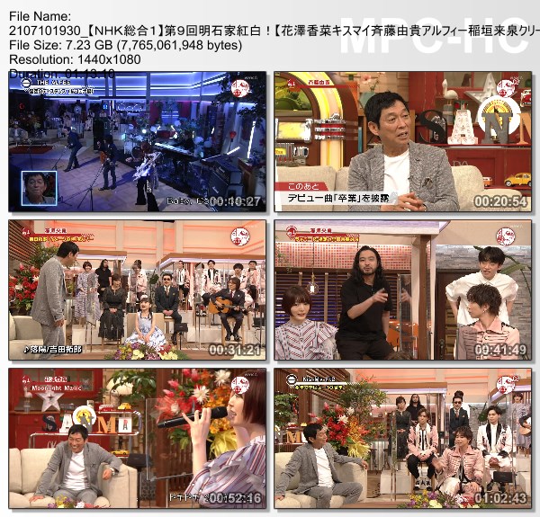[TV-Variety] 明石家紅白！- 2021.07.10