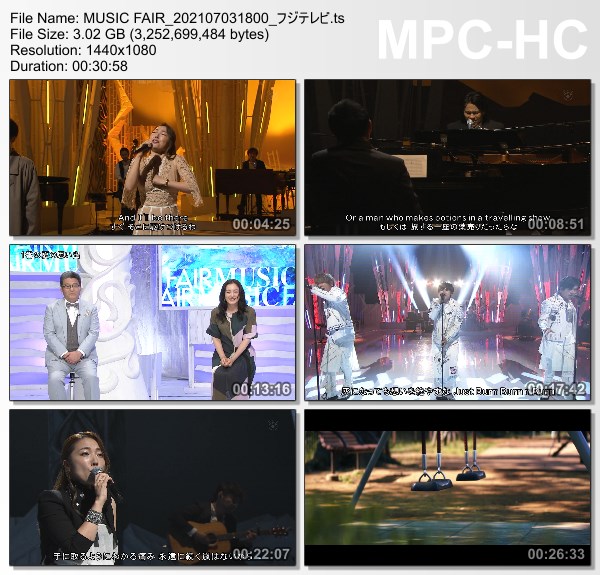 [TV-Variety] MUSIC FAIR – 2021.07.03
