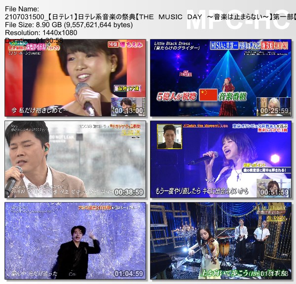 [TV-Variety] 日テレ系音楽の祭典【 THE MUSIC DAY～音楽は止まらない～】第一部 – 2021.07.03