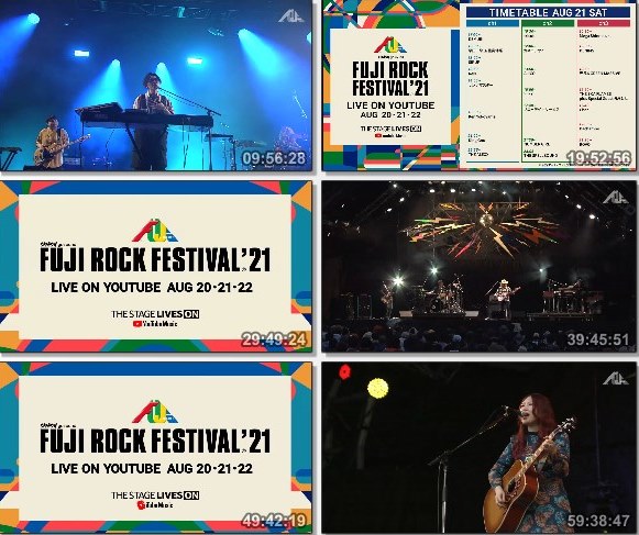 [TV-Variety] FUJI ROCK FESTIVAL ’21 LIVE Channel 3 Full Livestream (YouTube Live 2021.08.20)