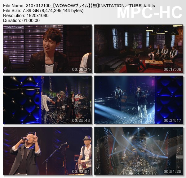 [TV-Variety] TUBE – INVITATION #4 (WOWOW Prime 2021.07.31)