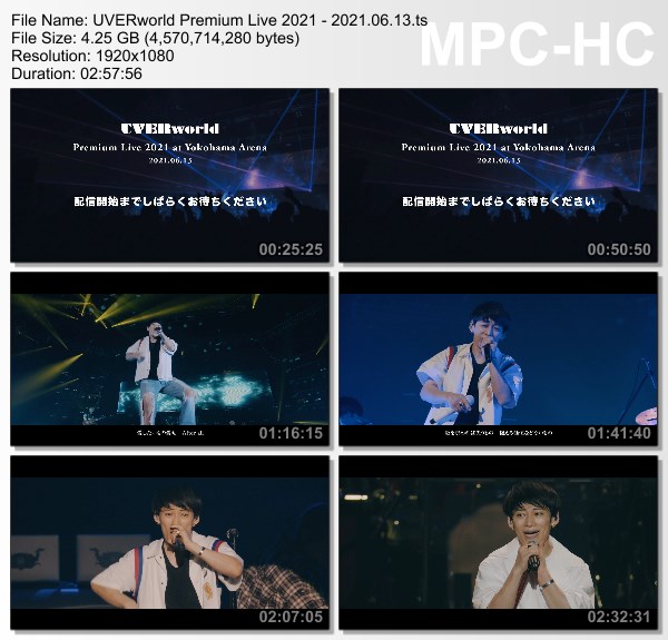 [TV-Variety] UVERworld Premium Live 2021 at Yokohama Arena 2021.06.13 Night [2021.07.06]