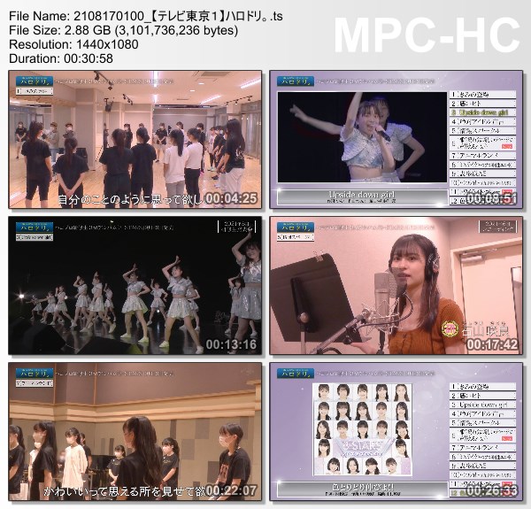 [TV-Variety] ハロドリ。- 2021.08.16