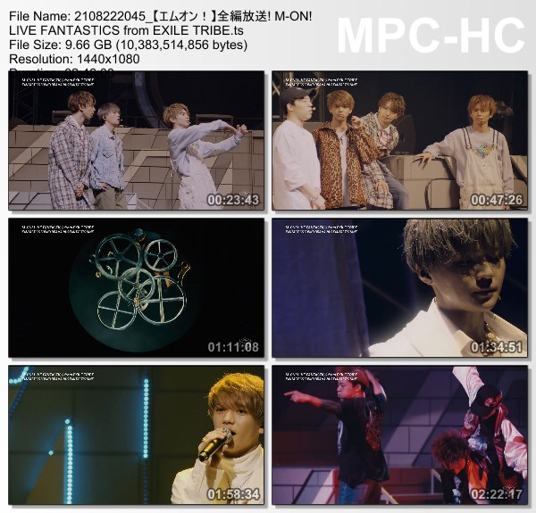 [TV-Variety] FANTASTICS from EXILE TRIBE “FANTASTICS SOUND DRAMA 2019 FANTASTIC NINE” (M-ON! HD 2021.08.22)