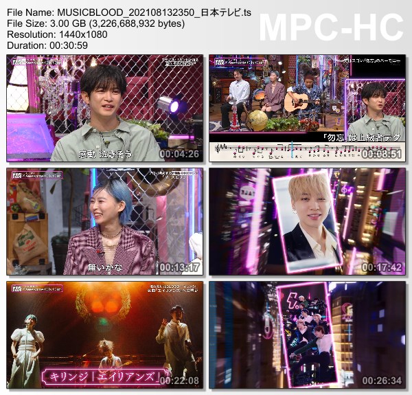 [TV-Variety] Music Blood – 2021.08.13 – Awesome City Club