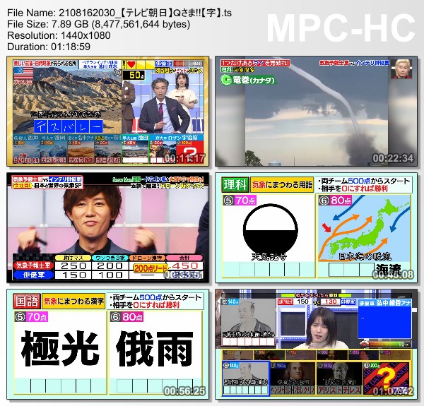[TV-Variety] Ｑさま!! – 2021.08.16