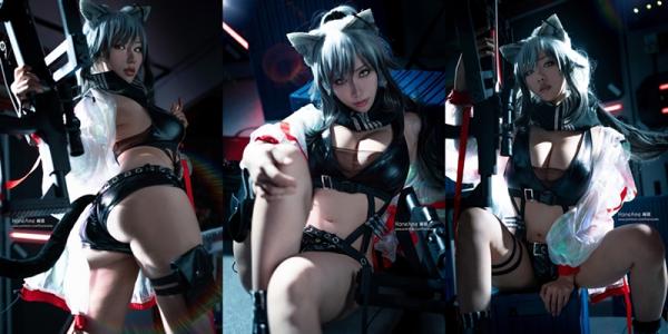 [Cosplay] Hane Ame 雨波 – Schwarz (Arknights)