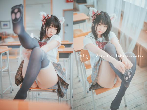 [Cosplay][DJAWA] Pian 피안화 – Cat girl does not take classes