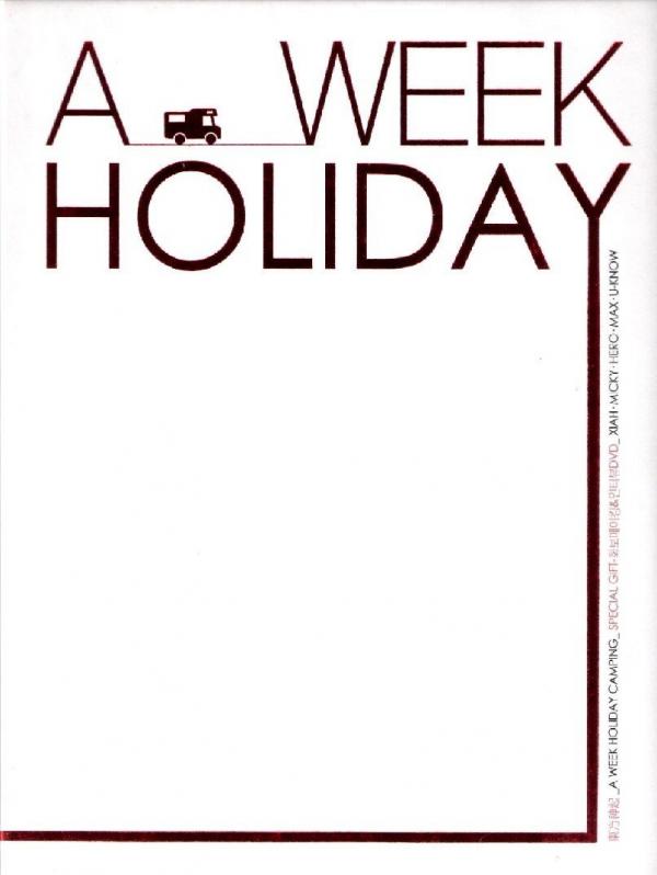 [TV-SHOW] DONG BANG SHIN KI 동방신기 – A Week Holiday Photobook (2008.07.21) (DVDRIP)