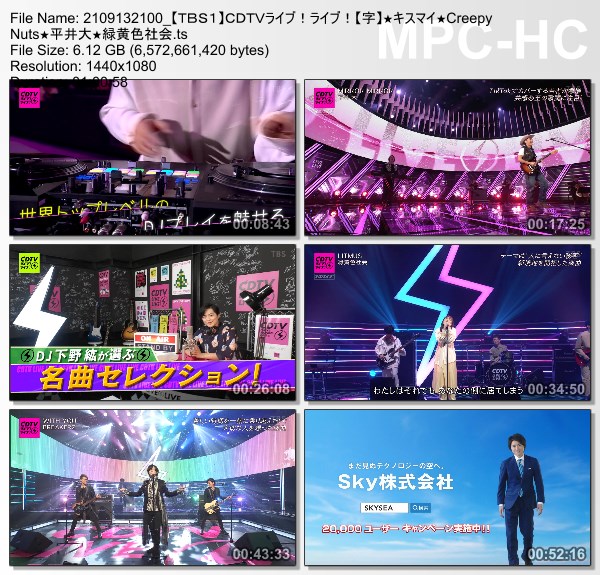 [TV-Variety] CDTVライブ！ライブ！ – 2021.09.13