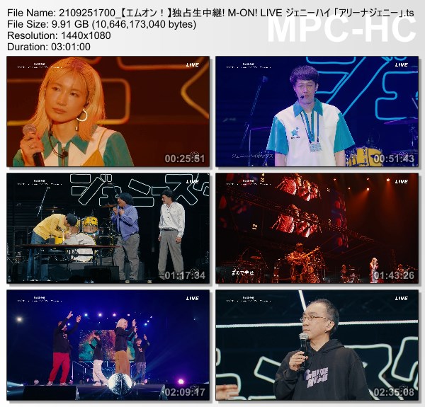 [TV-Variety] ジェニーハイ 「アリーナジェニー」(M-ON! HD 2021.09.25)