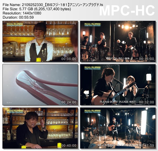 [TV-Variety] アニソン・アンプラグド – 2021.09.25