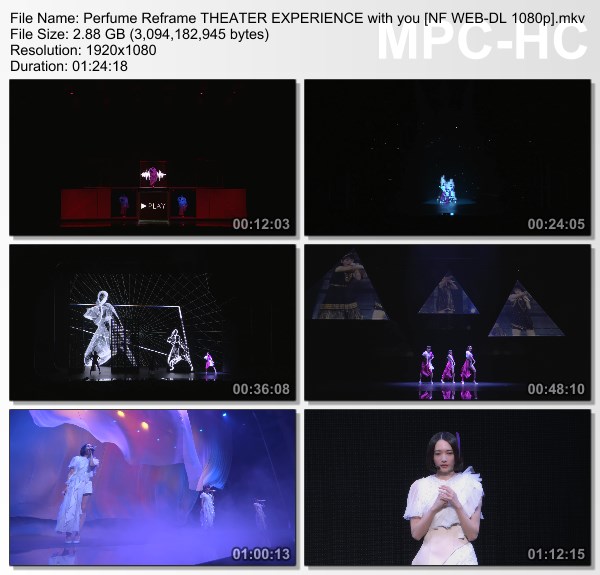 [TV-Variety] Perfume – Reframe THEATER EXPERIENCE with you (Netflix)