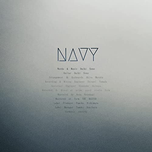 [Single] 上野大樹 (Daiki Ueno) – NAVY [FLAC + MP3 320 / WEB]