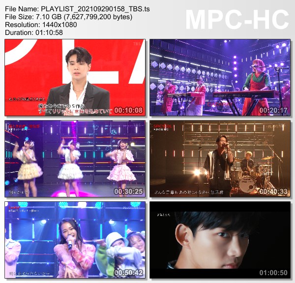 [TV-Variety] PLAYLIST – 2021.09.28