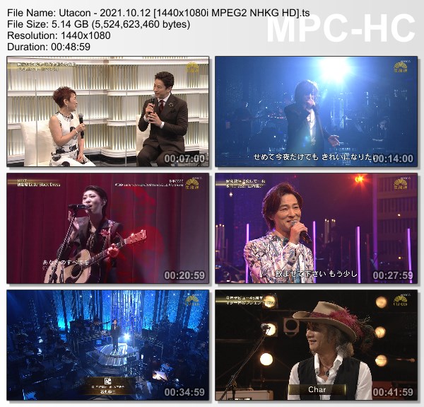 [TV-Variety] うたコン – 2021.10.12