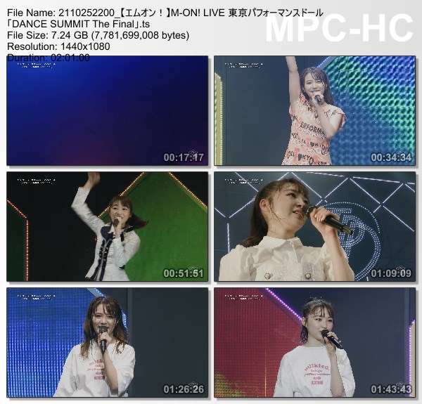 [TV-Variety] 東京パフォーマンスドール 「DANCE SUMMIT The Final」(M-ON HD 2021.10.25)