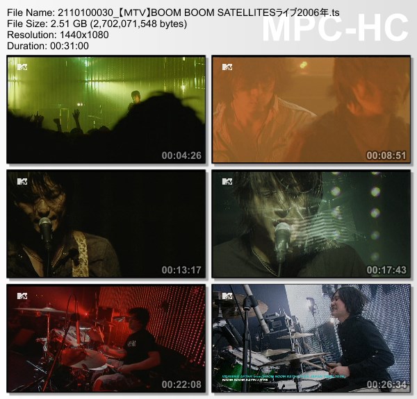 [TV-Variety] BOOM BOOM SATELLITES – MTV LIVE (MTV HD 2021.10.10)