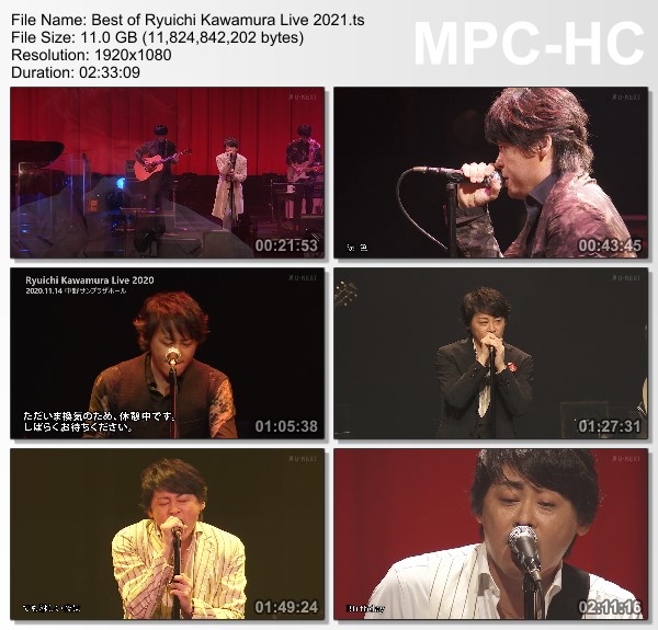 [TV-Variety] 河村隆一 – Best of Ryuichi Kawamura Live 2021