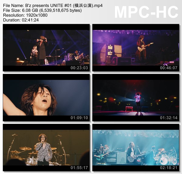 [TV-Variety] B’z presents UNITE #01 (GLAY)