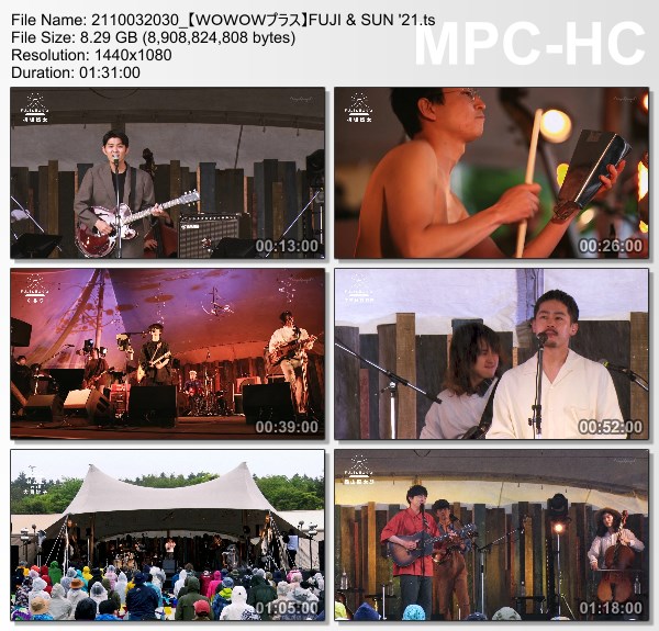 [TV-Variety] FUJI & SUN ’21 (WOWOW Plus 2021.10.03)