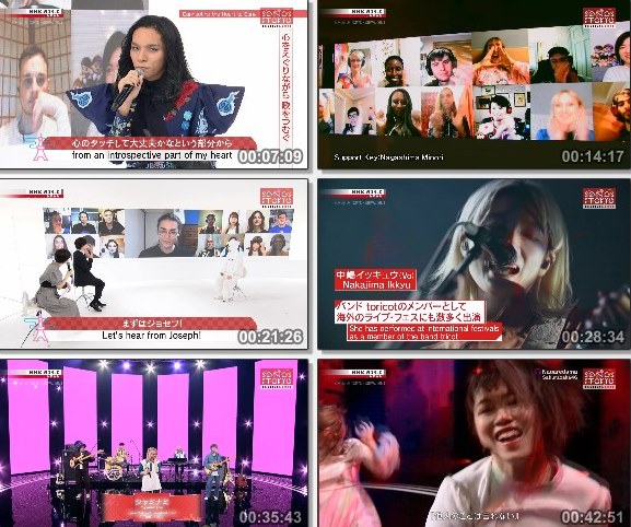 [TV-Variety] SONGS OF TOKYO FESTIVAL 2021 Part 1 (NHK World 2021.11.20)