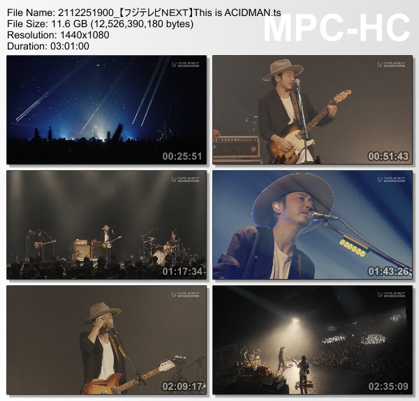 [TV-Variety] This is ACIDMAN (FujiTV NEXT 2021.12.25)