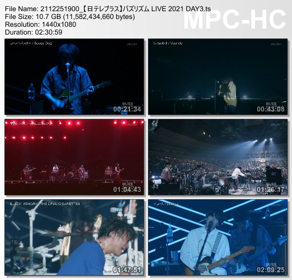 [TV-Variety] バズリズム LIVE 2021 DAY3 (NTV+ HD 2021.12.25)
