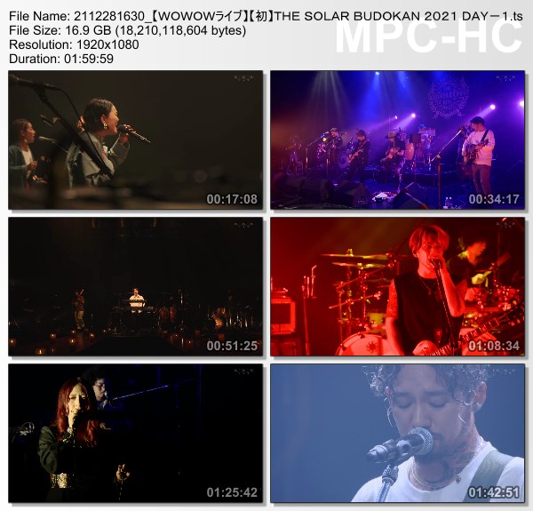 [TV-Variety] THE SOLAR BUDOKAN 2021 DAY-1 (WOWOW Live 2021.12.28)