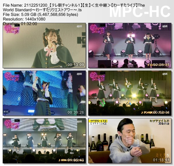 [TV-Variety] わーすた – The World Standard～わーすたリクエストアワー～ (TeleAsa Ch1 2021.12.25)