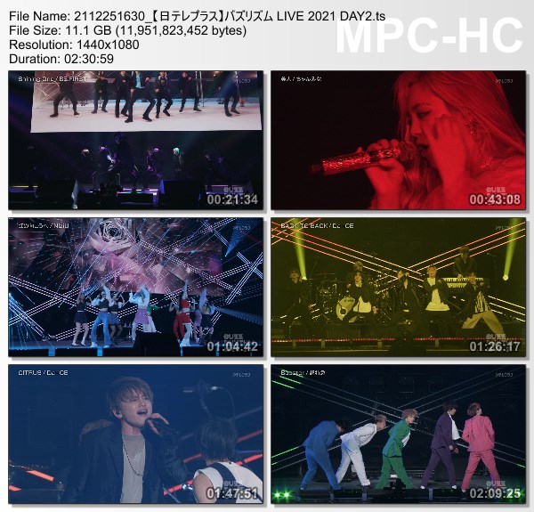 [TV-Variety] バズリズム LIVE 2021 DAY2 (NTV+ HD 2021.12.25)