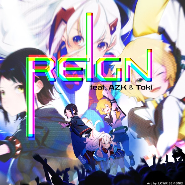 [Single] DEN-ON-BU: REIGN (feat. AZK & Toki) / 鳳凰火凛(CV:健屋花那)、瀬戸海月(CV:シスター・クレア)、大賀ルキア(CV:星川サラ) (2022.01.13/MP3/RAR)