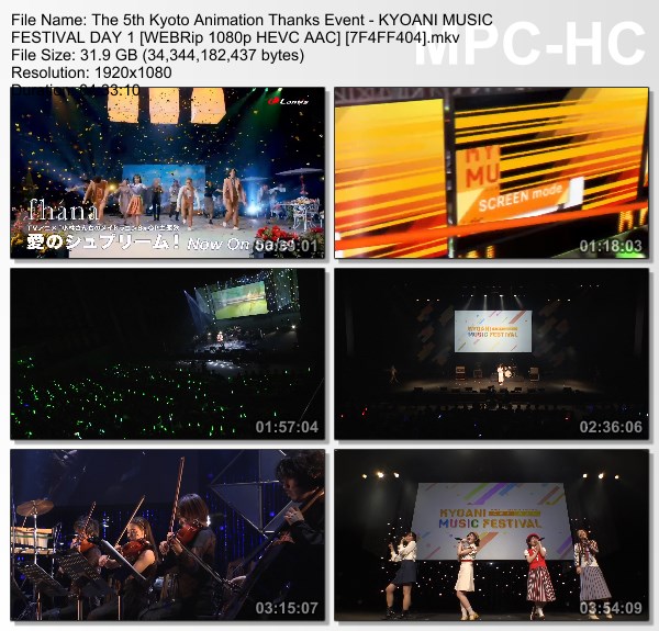 [TV-Variety] 第5回京都アニメーションファン感謝イベント KYOANI MUSIC FESTIVAL ―感動を未来へ― (2021.11.20)