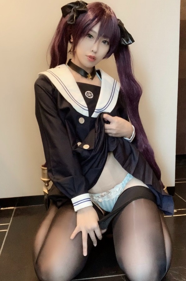 [Cosplay][Glossy Rabbit] Tsuyato 艶兎 – Mona’s selfie micro bikini and tights モナの自撮りマイクロビキニとタイツ (Genshin Impact)