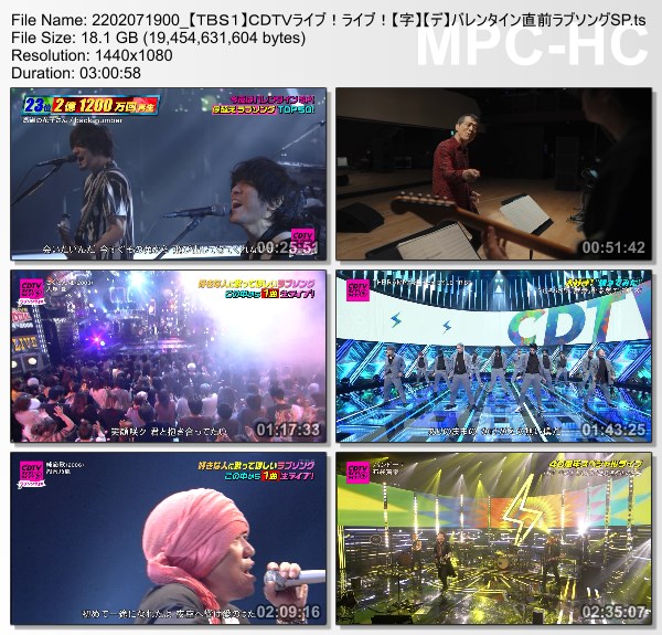 [TV-Variety] CDTVライブ！ライブ！- 2022.02.07