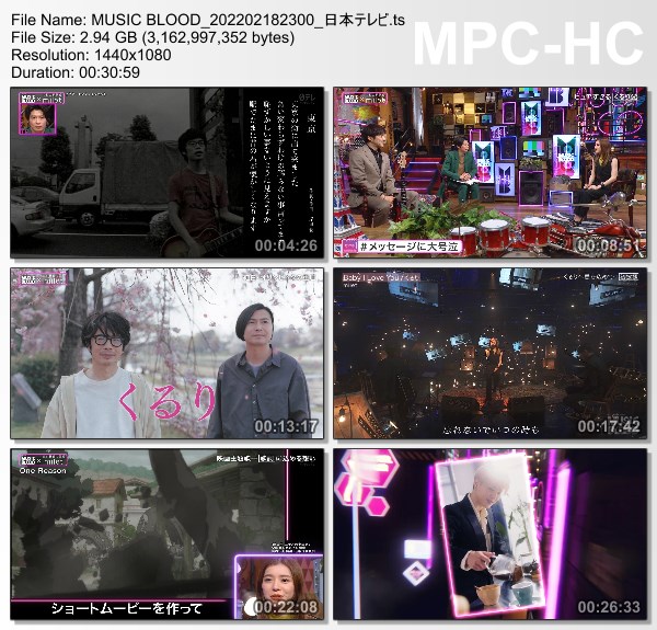 [TV-Variety] Music Blood – 2022.02.18 – milet