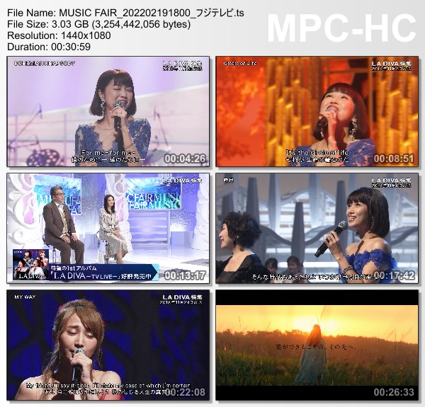 [TV-Variety] MUSIC FAIR – 2022.02.19