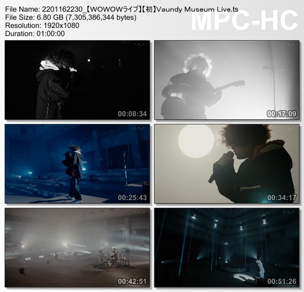 [TV-Variety] Vaundy Museum Live (WOWOW Live 2022.01.16)