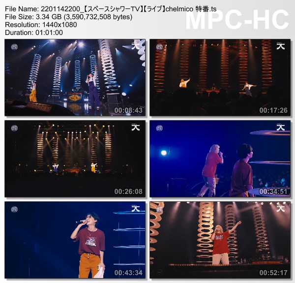 [TV-Variety] chelmicoの大きい音ライブSPECIAL (SSTV HD 2022.01.14)