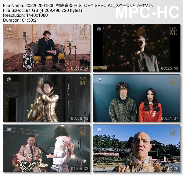 [TV-Variety] 布袋寅泰 HISTORY SPECIAL (SSTV 2022.02.06)